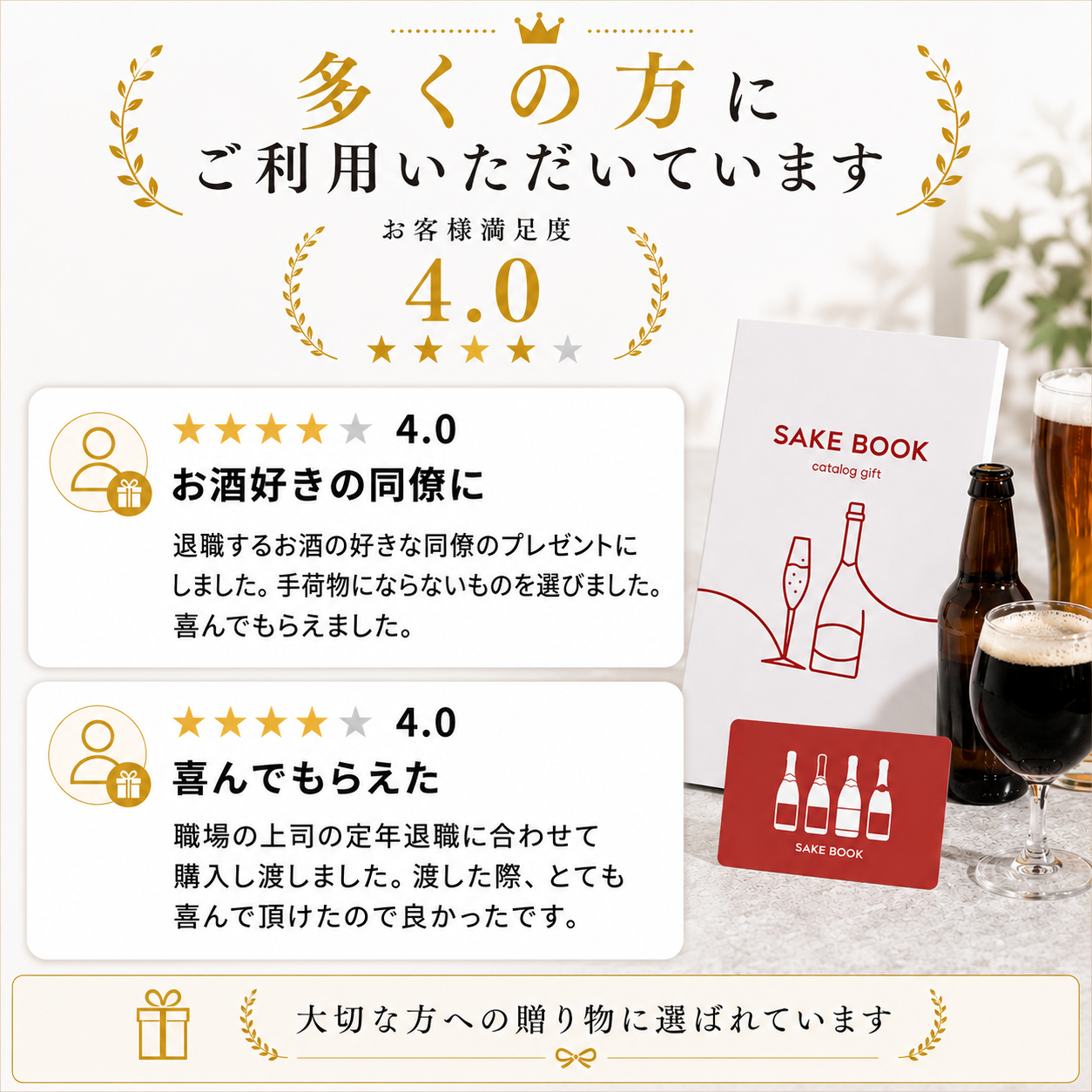eギフト】カタログ ”SAKE BOOK”【Navy】 | TANPカタログギフトの